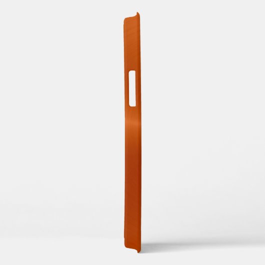 Silber und Orange Edelstahl Case-Mate iPhone Hülle (Rückseite / Rechts)