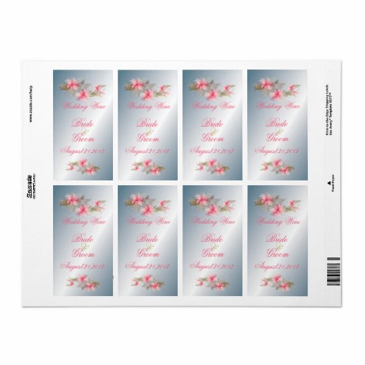 Silber und Rosa Lilie (Vorne)