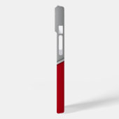 Silber und Roter Schild mit überkreuzten Schwerter Case-Mate iPhone Hülle (Rückseite / Links)