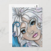 "Silber- und Saphir" Postkarte (Vorne/Hinten)