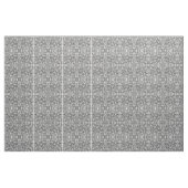 Silber- und Schwarz-Blätter Stoff (Yard (91,4 cm))