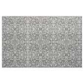 Silber- und Schwarz-Blätter Stoff (Fat Quarter (45,7 x 55,9 cm))
