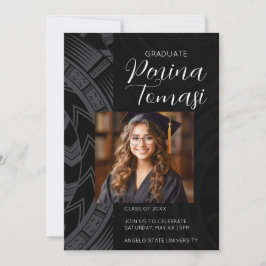 Silber und Schwarz Einladung