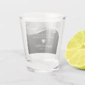 Silber und Schwarz Schnapsglas (Rückseite)