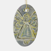 Silber und Weiß Engel Ornament (Rechts)