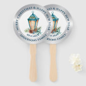 Silber und Weiß Fächer (Vorne und Hinten)