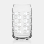 Silber- und Weißmockkristall Dosenglas (Rechts)