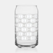 Silber- und Weißmockkristall Dosenglas (Links)