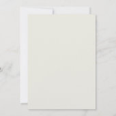 Silber-Veilchen-Kranz-Hochzeit Einladung (Rückseite)