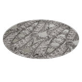 Silber Verziert modernes Schneideboard Schneidebrett (Ecke)