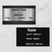 Silber Visitenkarte (Vorne/Hinten)