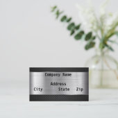 Silber Visitenkarte (Stehend Vorderseite)