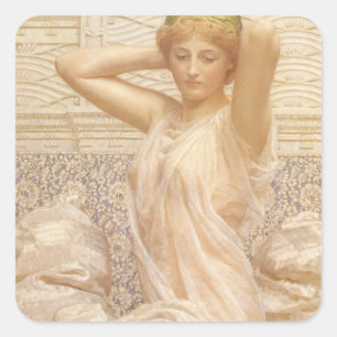 Silber von Albert Joseph Moore, viktorianische Fei Quadratischer Aufkleber