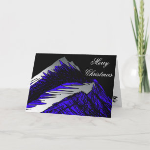 Silber-Weihnachtskarte Feiertagskarte