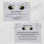 Silber Weiße Lichter Wimpern Empfehlung Freund Nac (Vorne/Hinten)