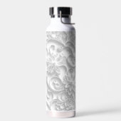 Silber White Paper Quilling Muster Trinkflasche (Links)