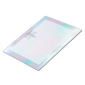 Silber wie RN Caduceus Medical Mother Pearl Notizblock (angewinkelt)