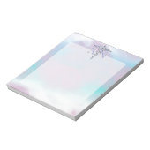 Silber wie RN Caduceus Medical Mother Pearl Notizblock (Rotiert)