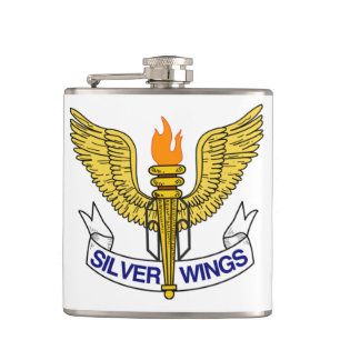 Silber Wings Flasche Flachmann