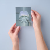 Silber Wings um ein Herz gewickelt Flyer (Gruppe)