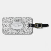 Silber-Zierschmuck-Gepäckmarke Gepäckanhänger (Vorderseite horizontal)