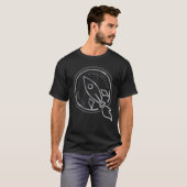 Silber zum Mondfisch-T - Shirt (Vorne ganz)