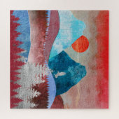 Silberadler-Landschaft Puzzle (Horizontal)