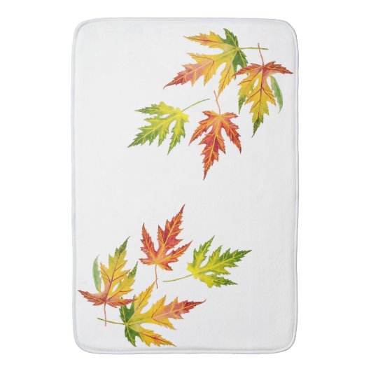 Silberapfel auf einer Badematte (Vorderseite Vertikal)