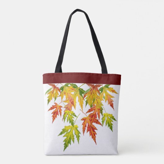 Silberapfel auf einer Tasche (Rückseite)