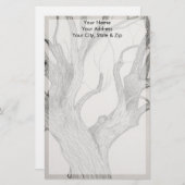 Silberapfel Briefpapier (Vorne/Hinten)