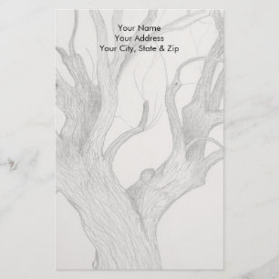 Silberapfel Briefpapier