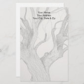 Silberapfel Briefpapier (Vorne/Hinten)