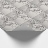 Silberapfel Geschenkpapier (Ecke)