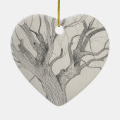 Silberapfel Keramikornament (Hinten)