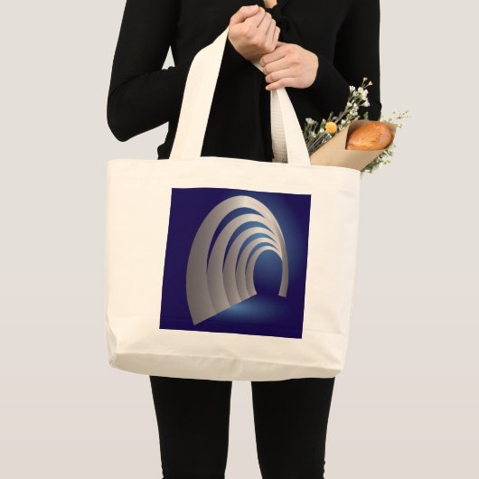 Silberarkettentunnel Jumbo Stoffbeutel (Vorderseite (Produkt))