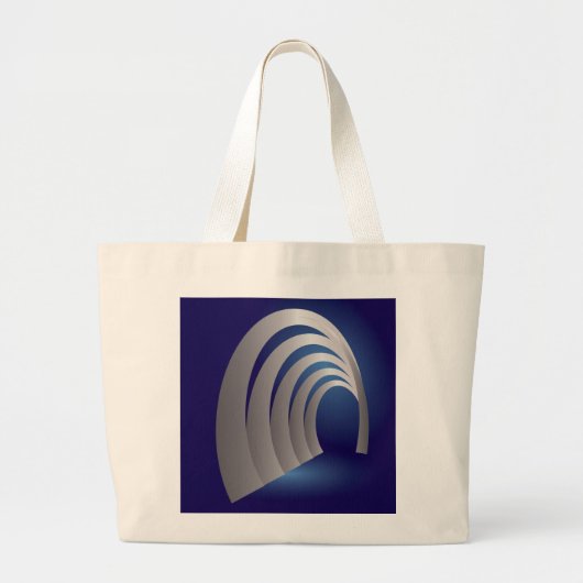 Silberarkettentunnel Jumbo Stoffbeutel (Vorne)