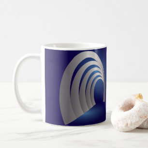 Silberarkettentunnel Kaffeetasse