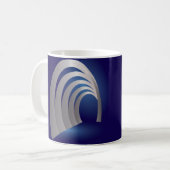 Silberarkettentunnel Kaffeetasse (Vorderseite Links)