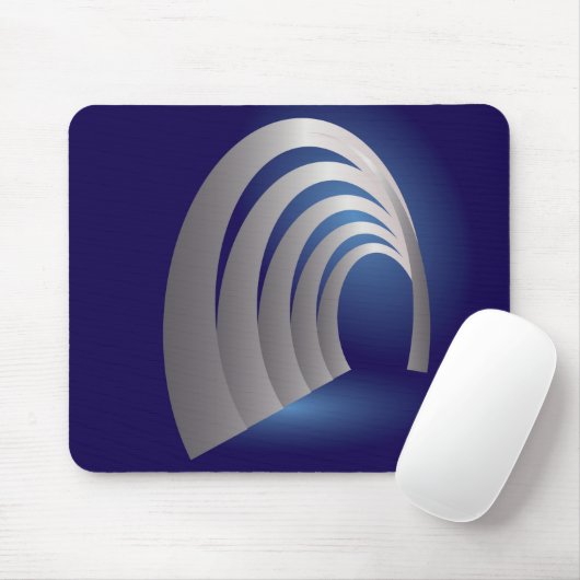 Silberarkettentunnel Mousepad (Mit Mouse)