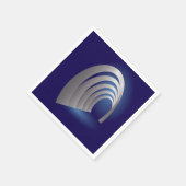 Silberarkettentunnel Serviette (Ecke)