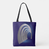 Silberarkettentunnel Tasche (Rückseite)