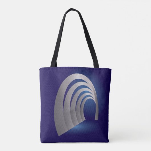 Silberarkettentunnel Tasche (Rückseite)