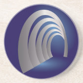 Silberarkettentunnel Untersetzer (Vorne)