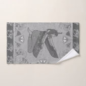 SilberAuge des ägyptischen Prinzessin-Glitzer Badhandtuch Set (Handtuch)