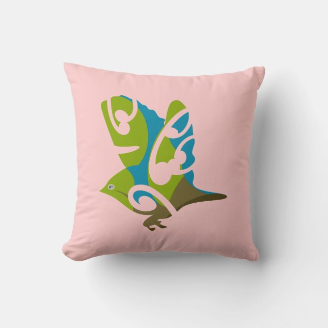 Silberauge Kissen (Vorderseite)