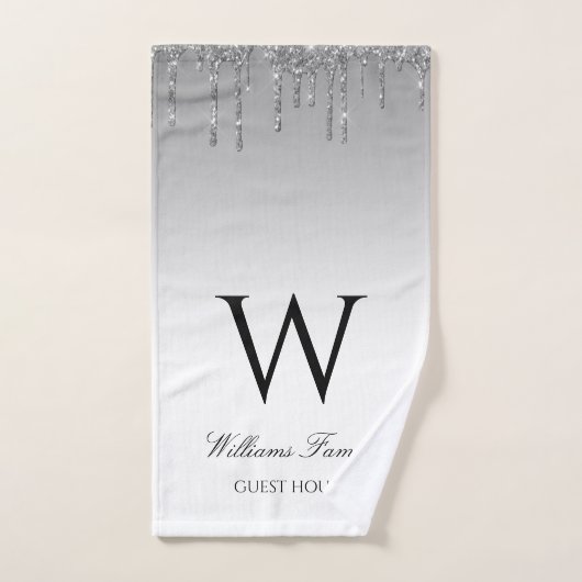 Silberbadehandtuch-Set Badhandtuch Set (Handtuch)