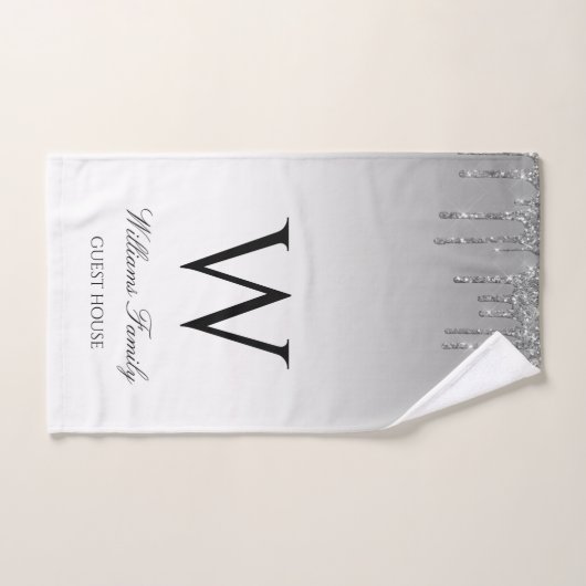 Silberbadehandtuch-Set Badhandtuch Set (Handtuch)