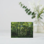 Silberbänke, Mini-Foto Visitenkarte (Stehend Vorderseite)