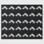 Silberbarren-Geschenkpapier Geschenkpapier (Flach)