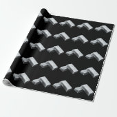 Silberbarren-Geschenkpapier Geschenkpapier (Ungerollt)